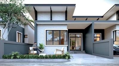 Modern style townhome for sale New construction project, Khao Noi location, B...