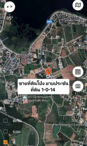 Land for sale in Pong, near Map Prachan Reservoir, Pattaya City.