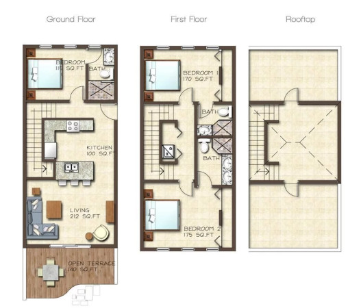 Image of Town House - 3 Bedrooms - 3 Bathrooms for Sale in Jolly Harbour-Jolly Harbour-Antigua And Barbuda, Image 17