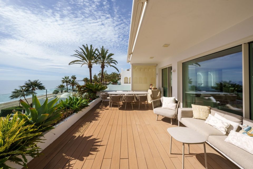 Marbella Club side beachside section