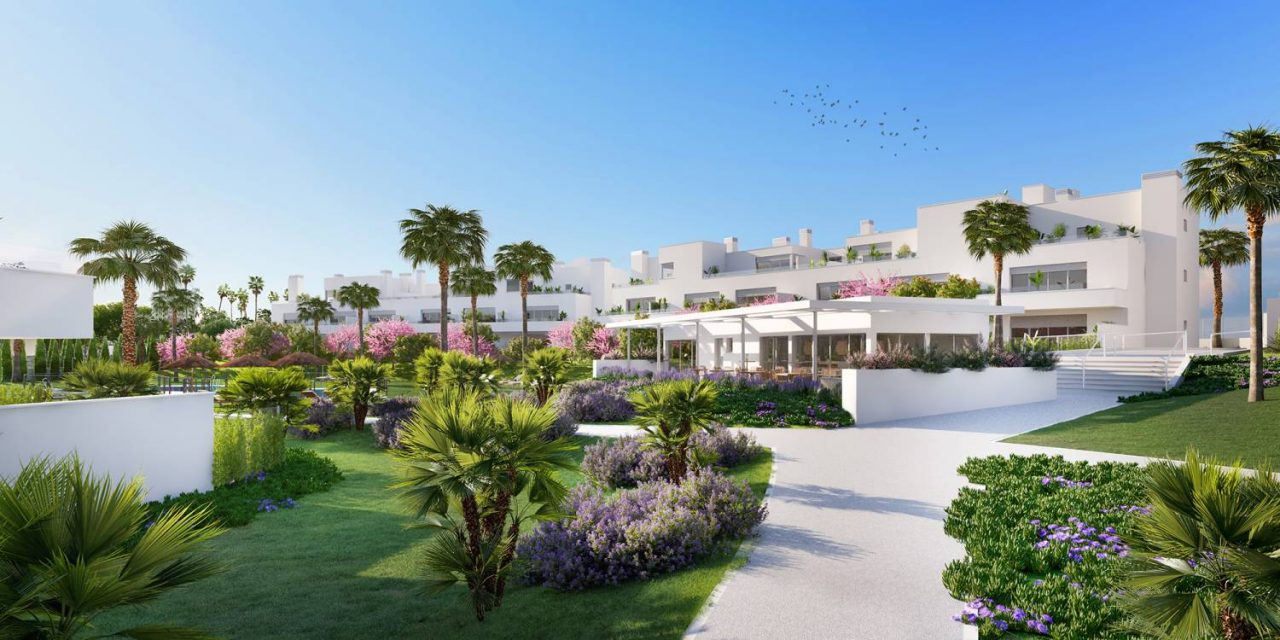 Cancelada Modern luxury villas with garden in Cancelada, New Golden Mile - Marbella, Spain, a prime location for young families.
