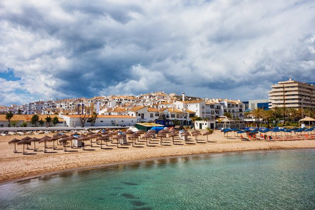 Puerto Banús marina and luxury yachts