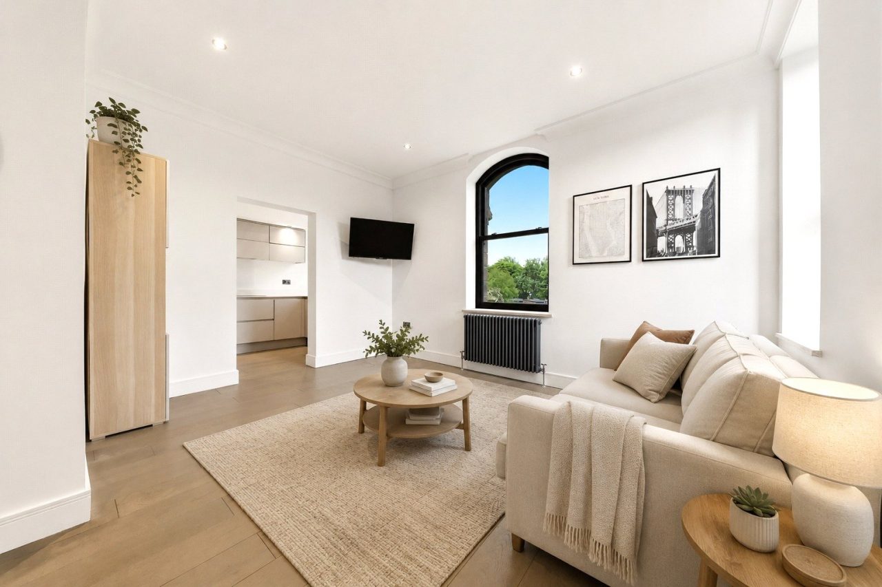 Modern apartment for sale in North Leeds, showcasing contemporary interiors and residential appeal, reflecting North Leeds house price trends and property opportunities for buyers and sellers