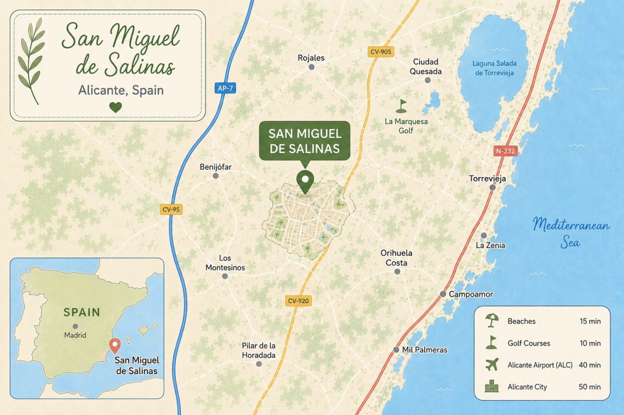 San miguel map