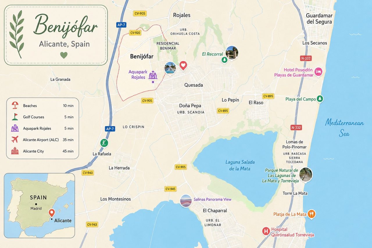 Benijofar map